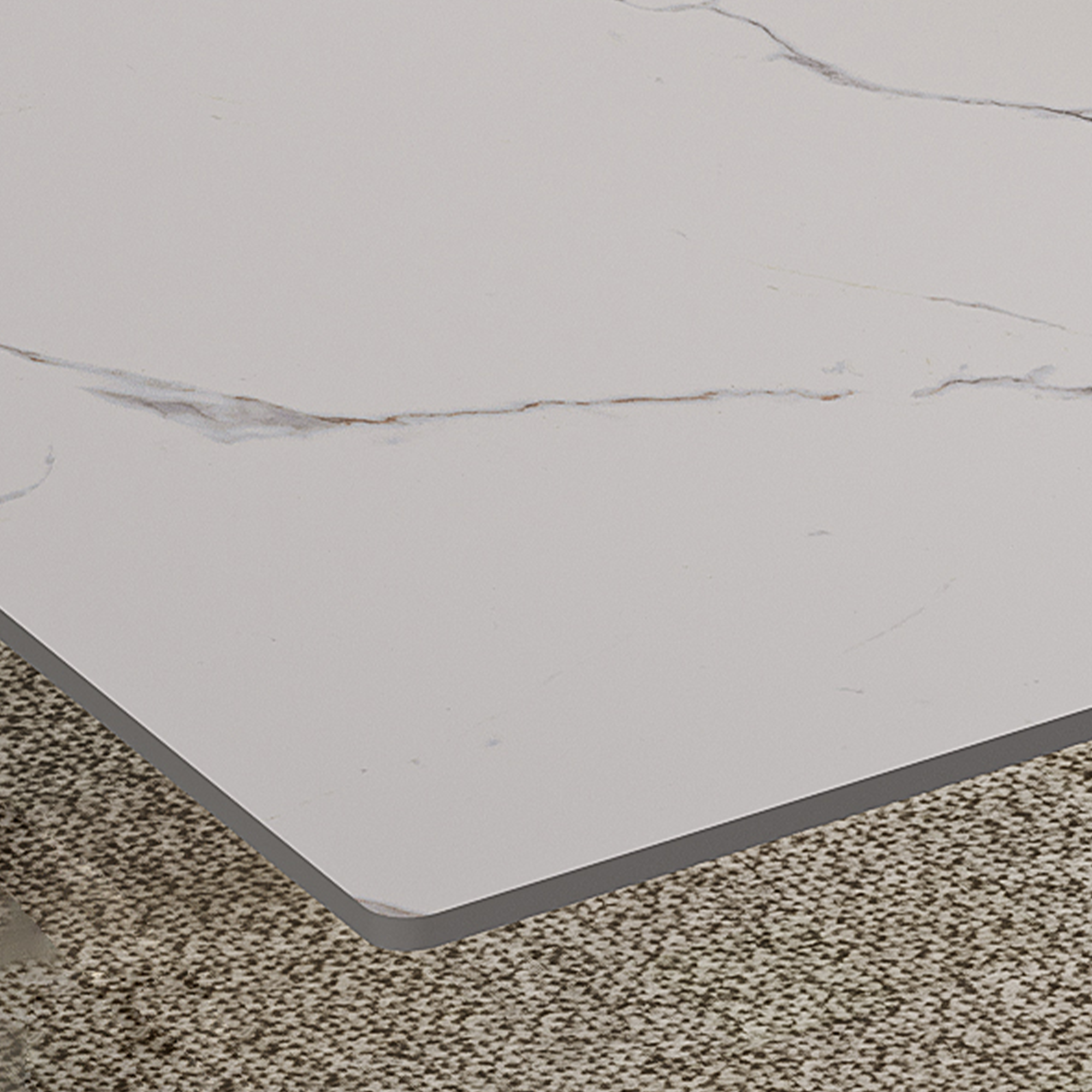 59-inch Modern rectangle Expandable Dining Table
