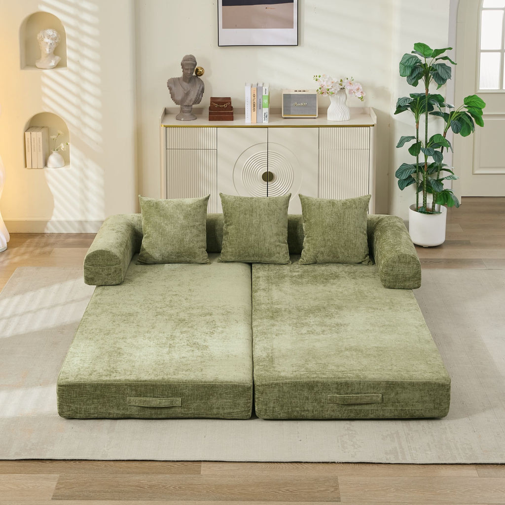 Comfy Convertible Folding Mattress Sofa Bed
