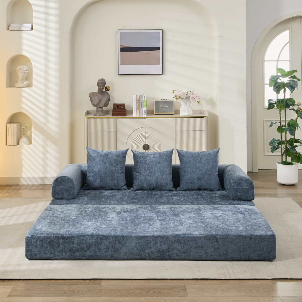 Comfy Convertible Folding Mattress Sofa Bed