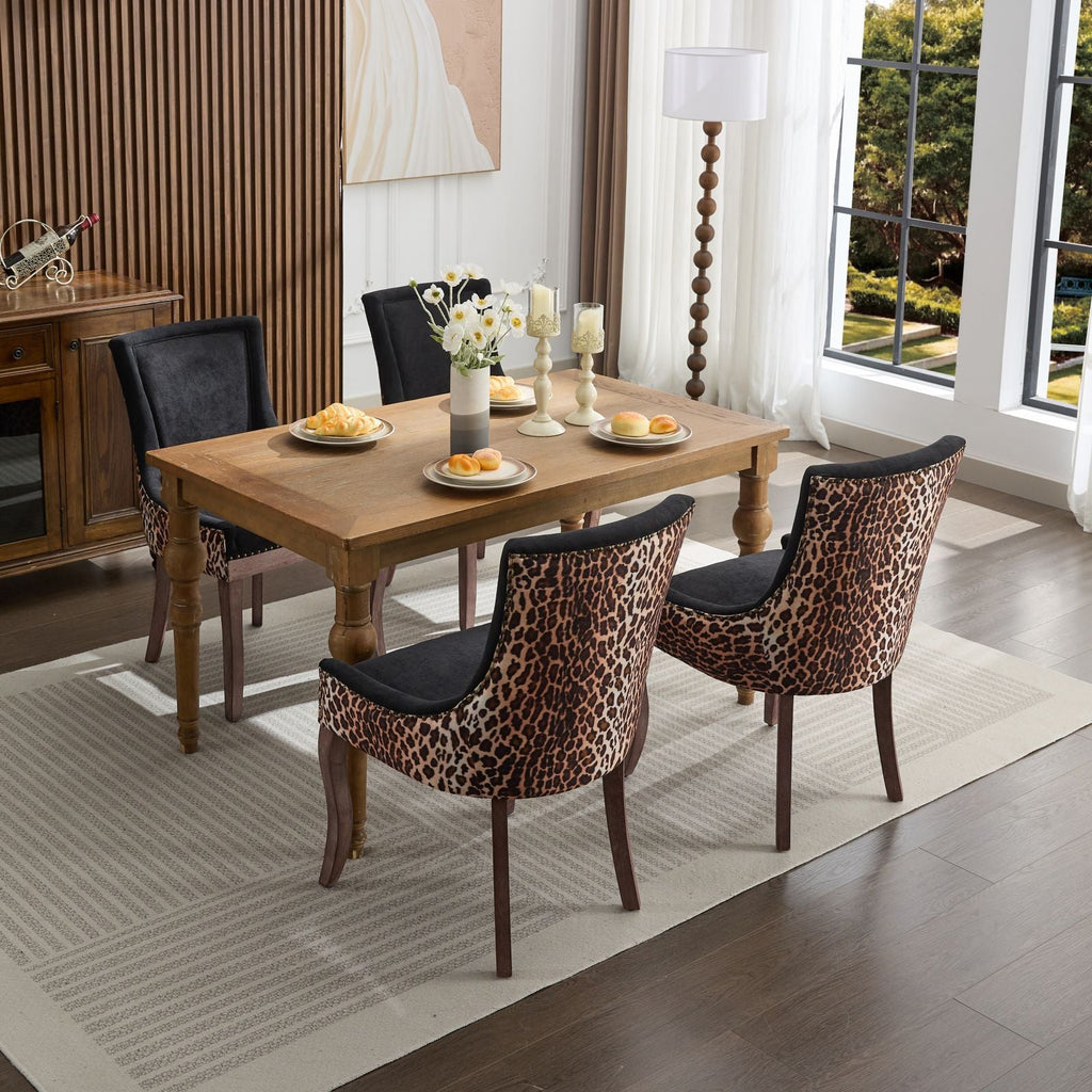 Ultra Side Thickened Fabric Dining Chair (Set of 2)