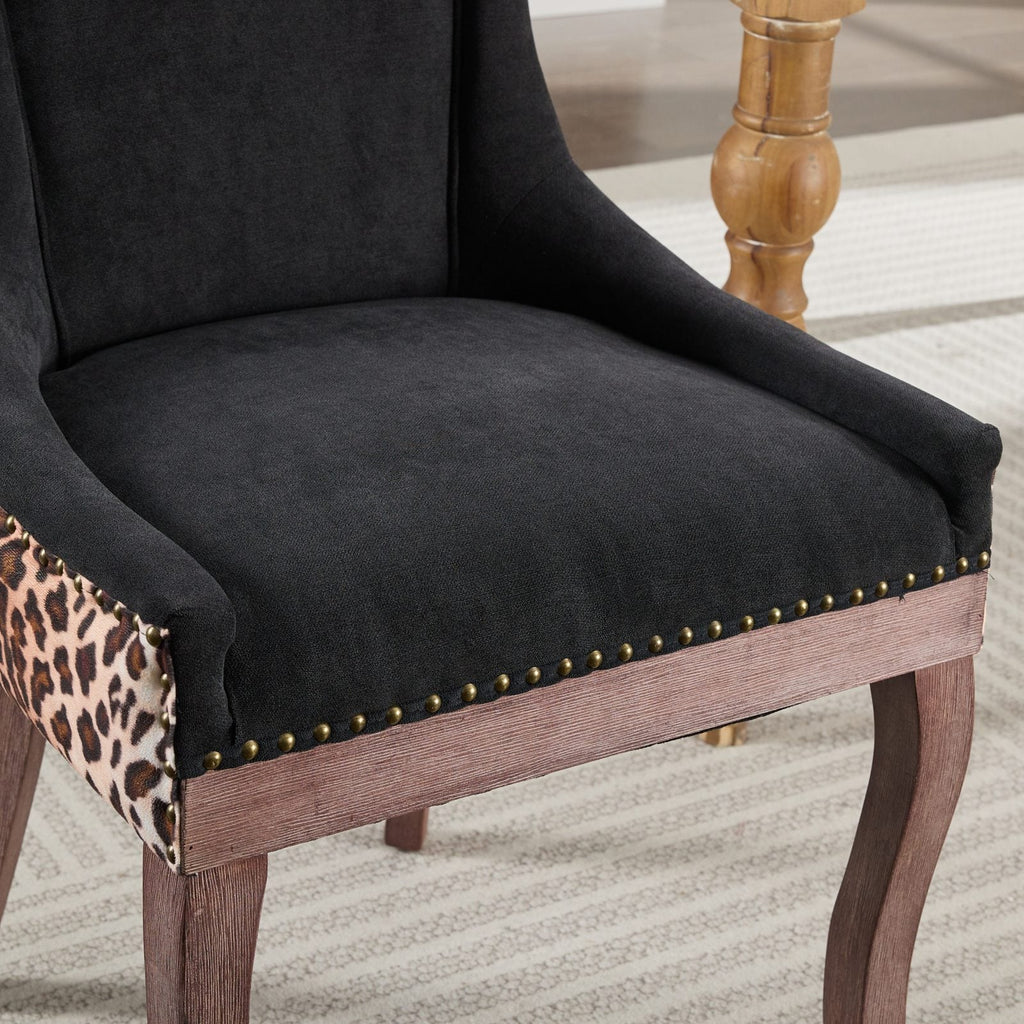 Ultra Side Thickened Fabric Dining Chair (Set of 2)
