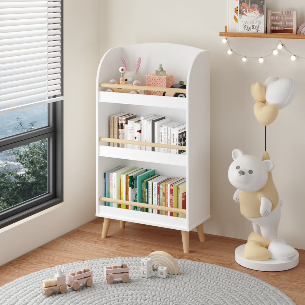 Kids 3-Tier Toy Storage Cabinet