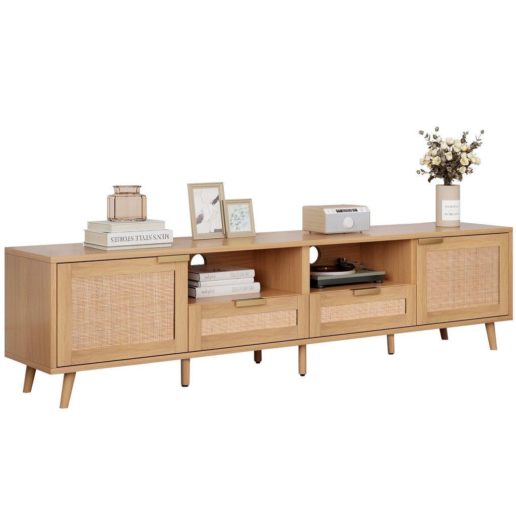 Modern Rattan TV Stand for TVs