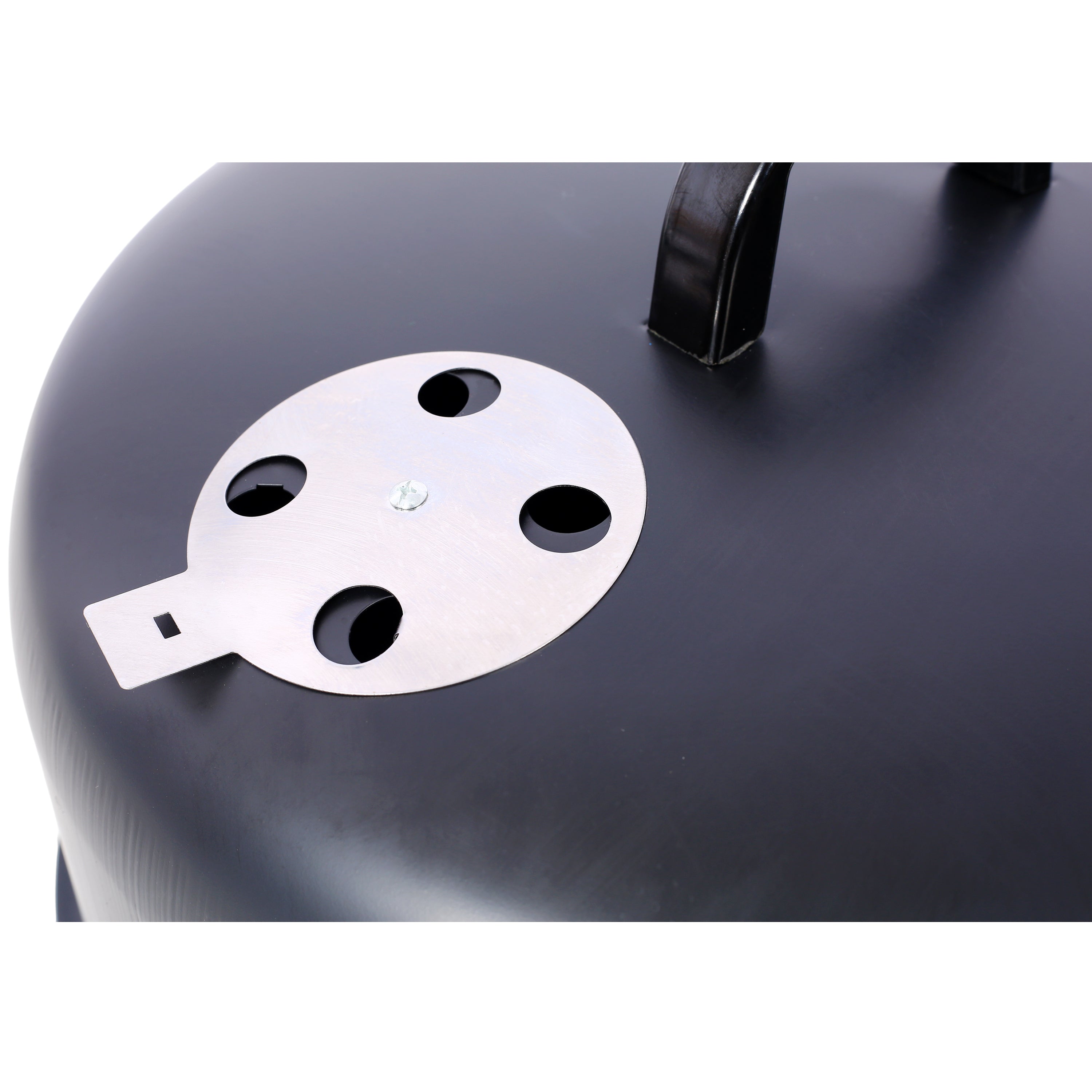 17 Inch Steel Charcoal Smoker Heavy Duty BBQ Grill Outdoor Cooking Black