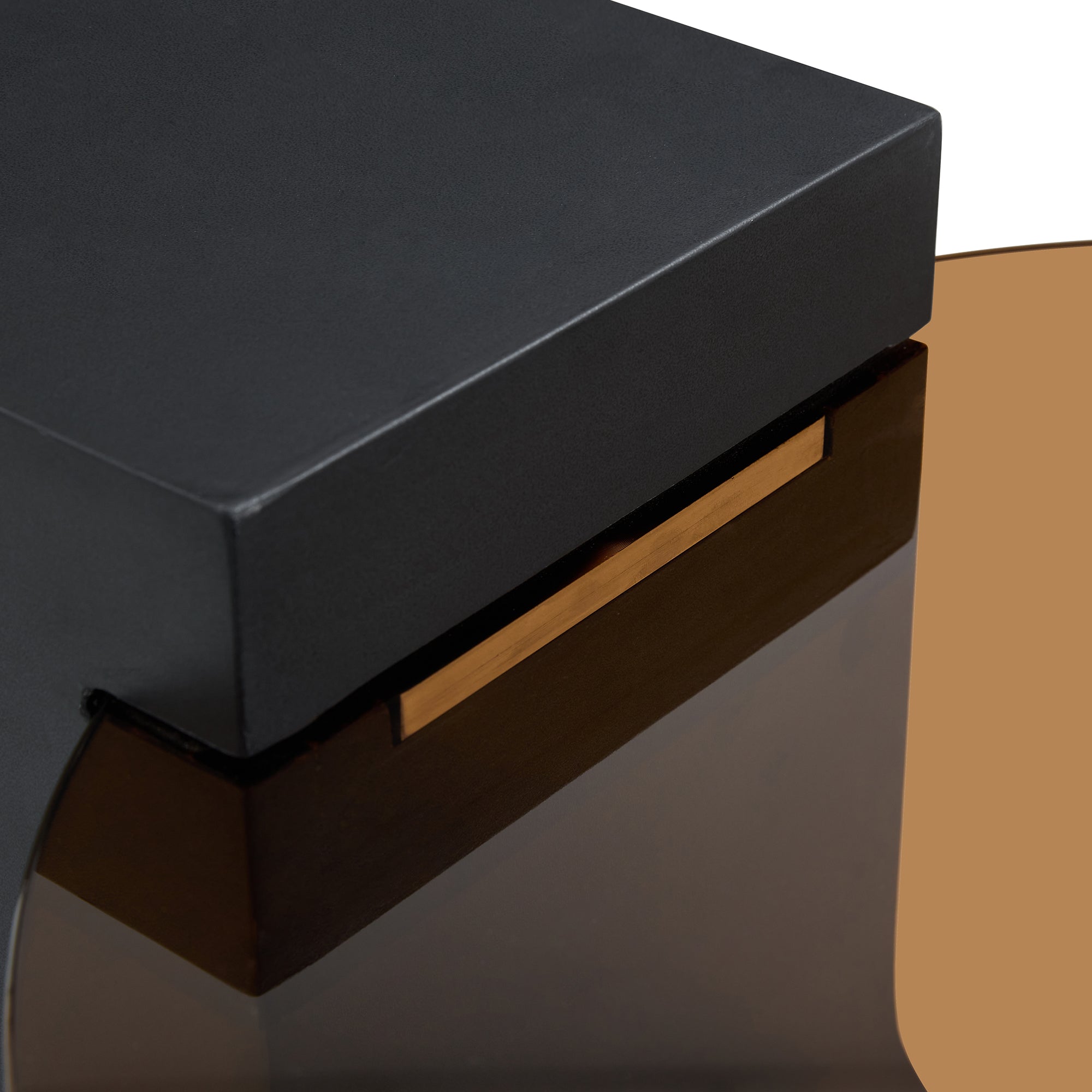 Modern Simple Double-Layer Round Coffee Table