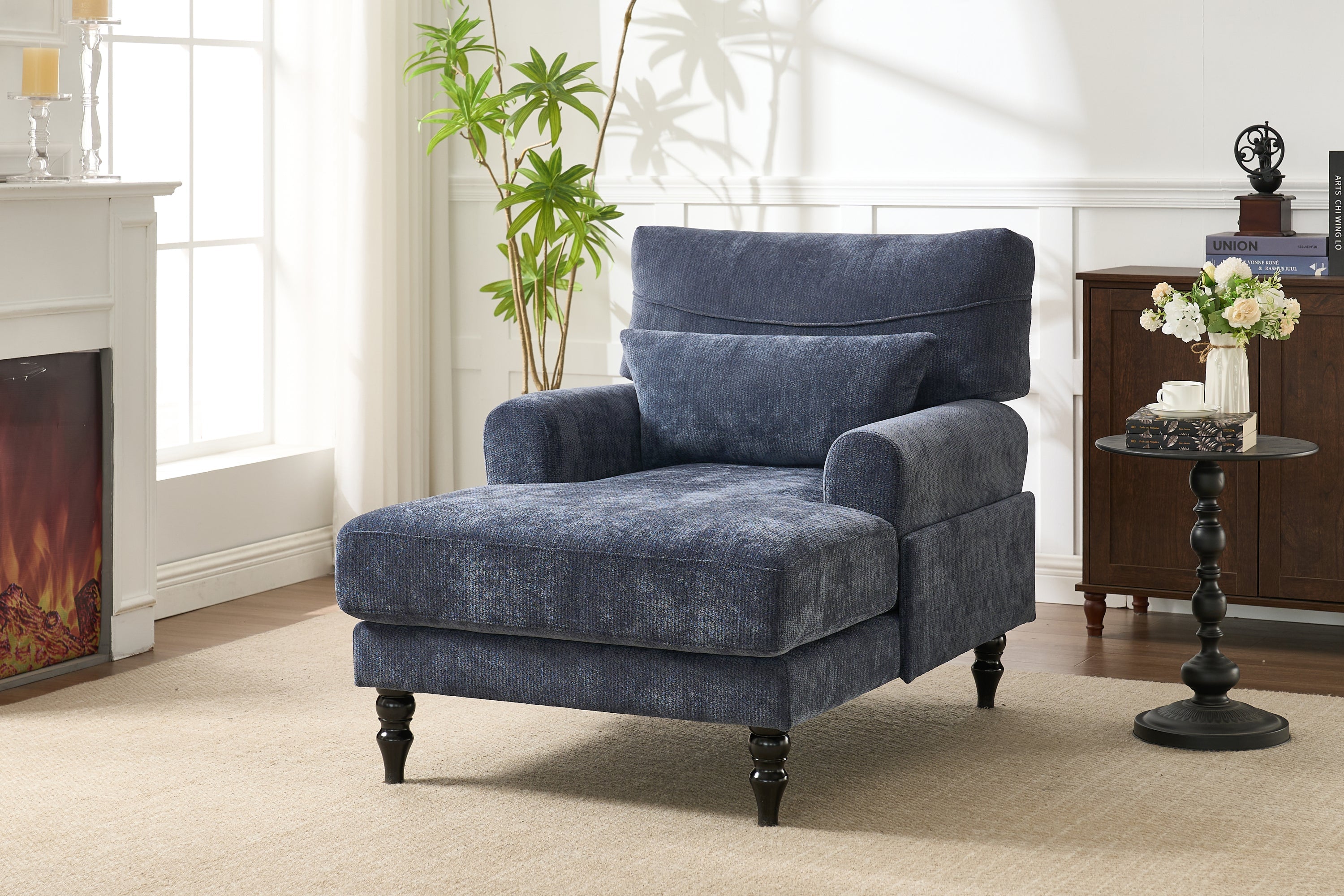 Modern Upholstered Indoor Leisure Sofa Chair
