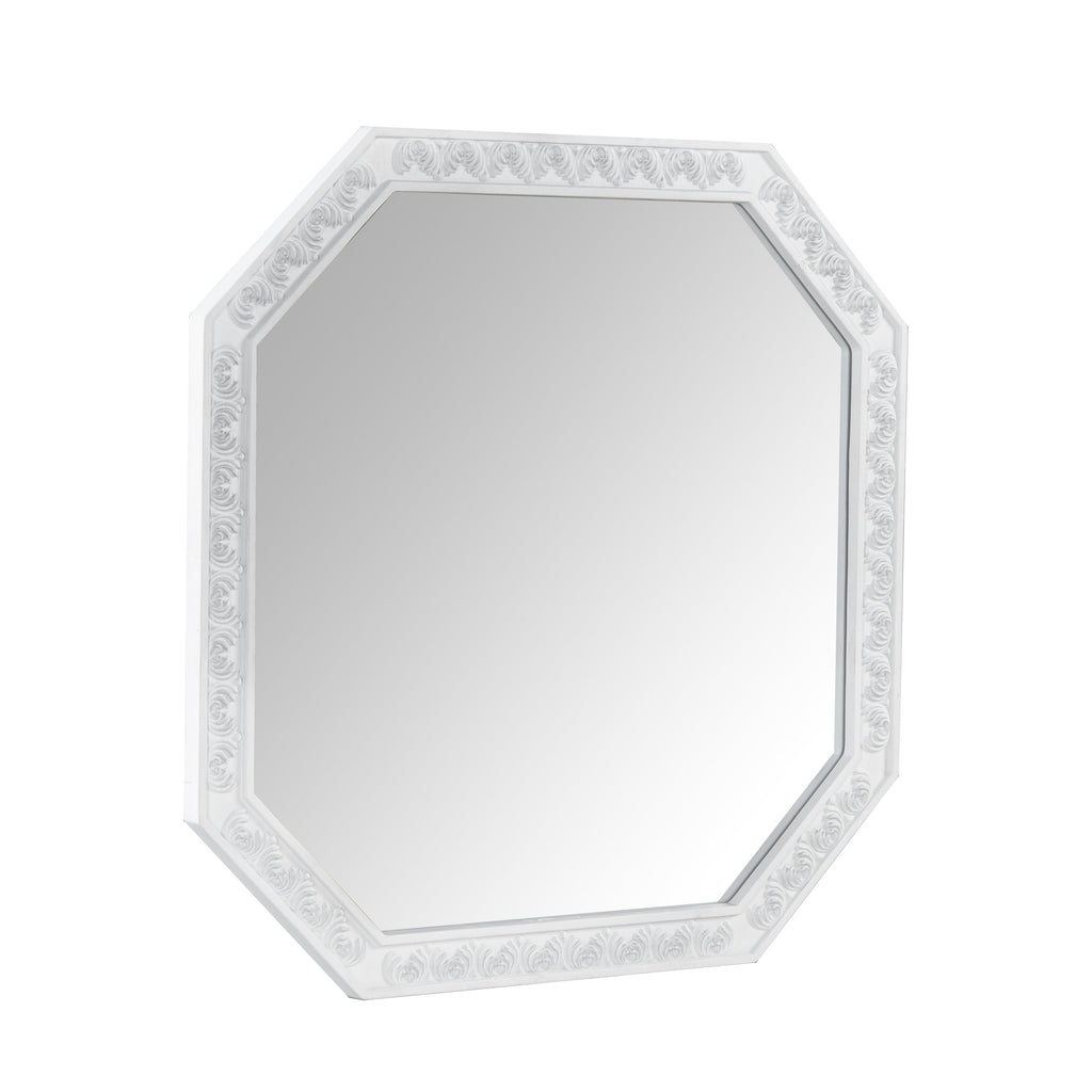 Retro Makeup Desk with Large Mirror