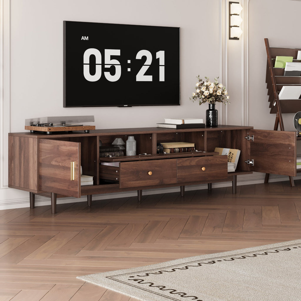 76' Modern Chic Entertainment Center