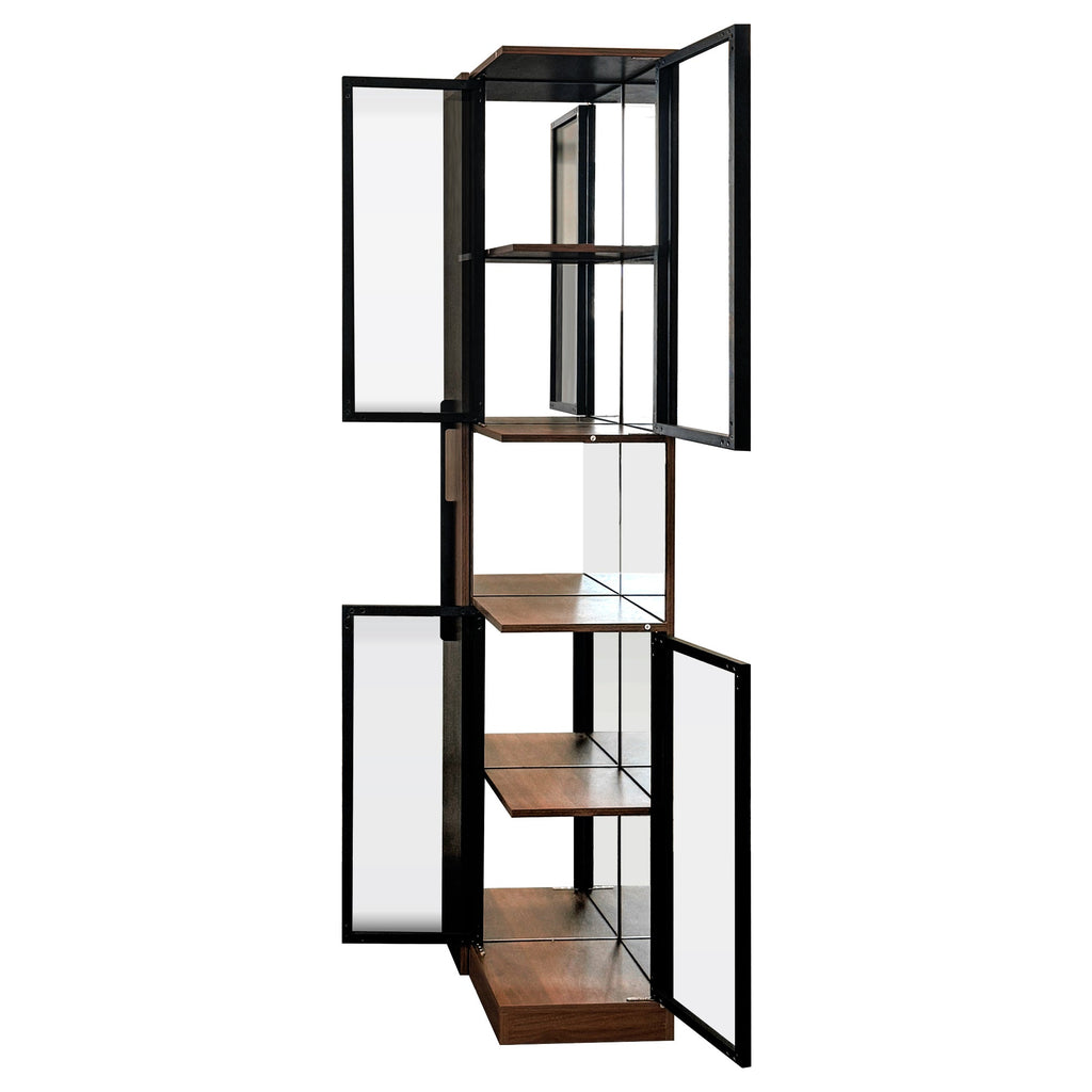 70' Display Cabinet with Glass Doors and Lights