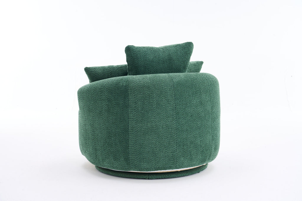 360° Swivel Round Upholstered Sofa Chair