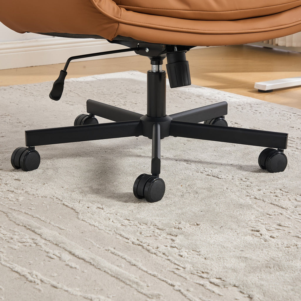 Pet Friendly Criss Cross Chair Swivel Task Office Chairs with Wide Seat