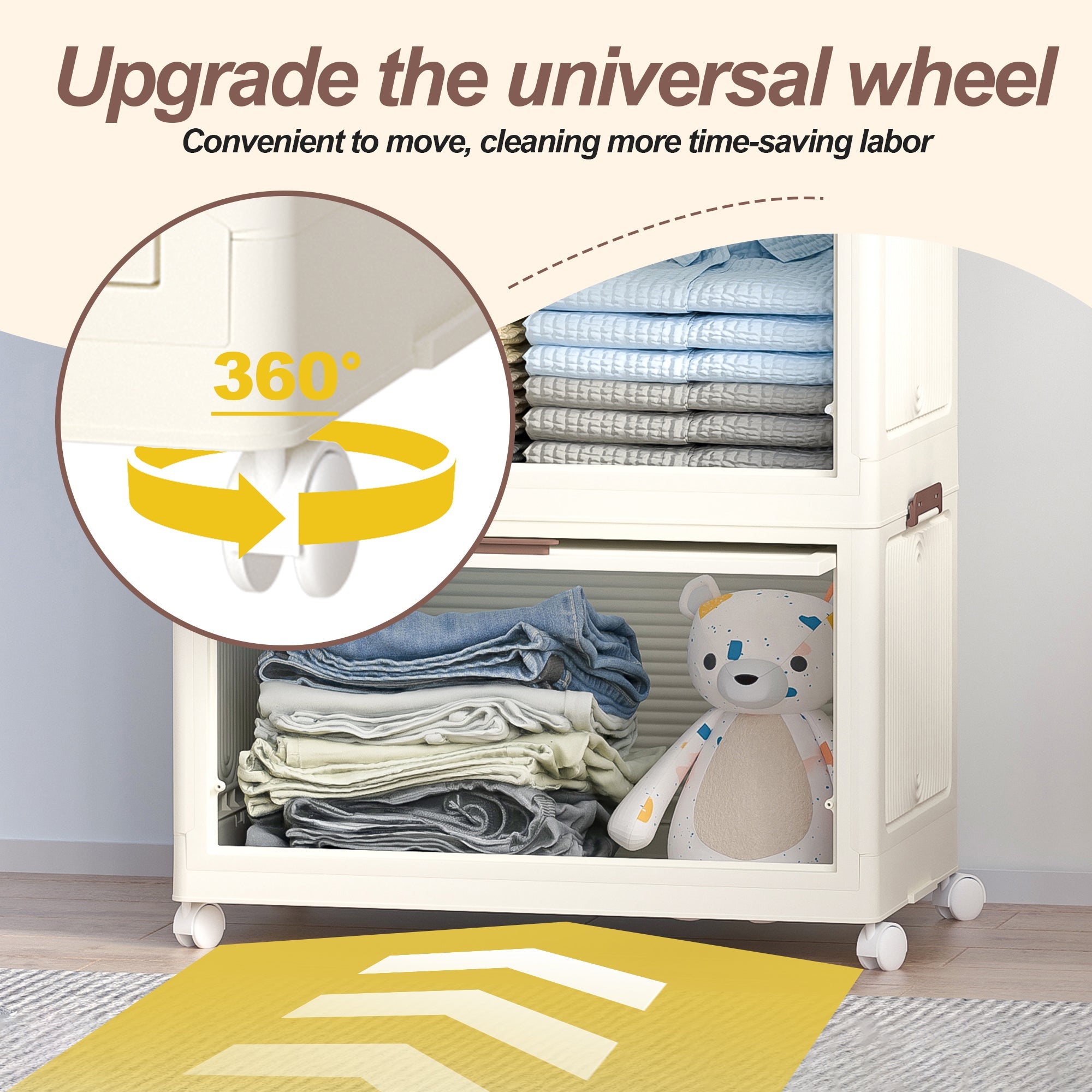 Portable Wardrobe Closet Storage Organizer