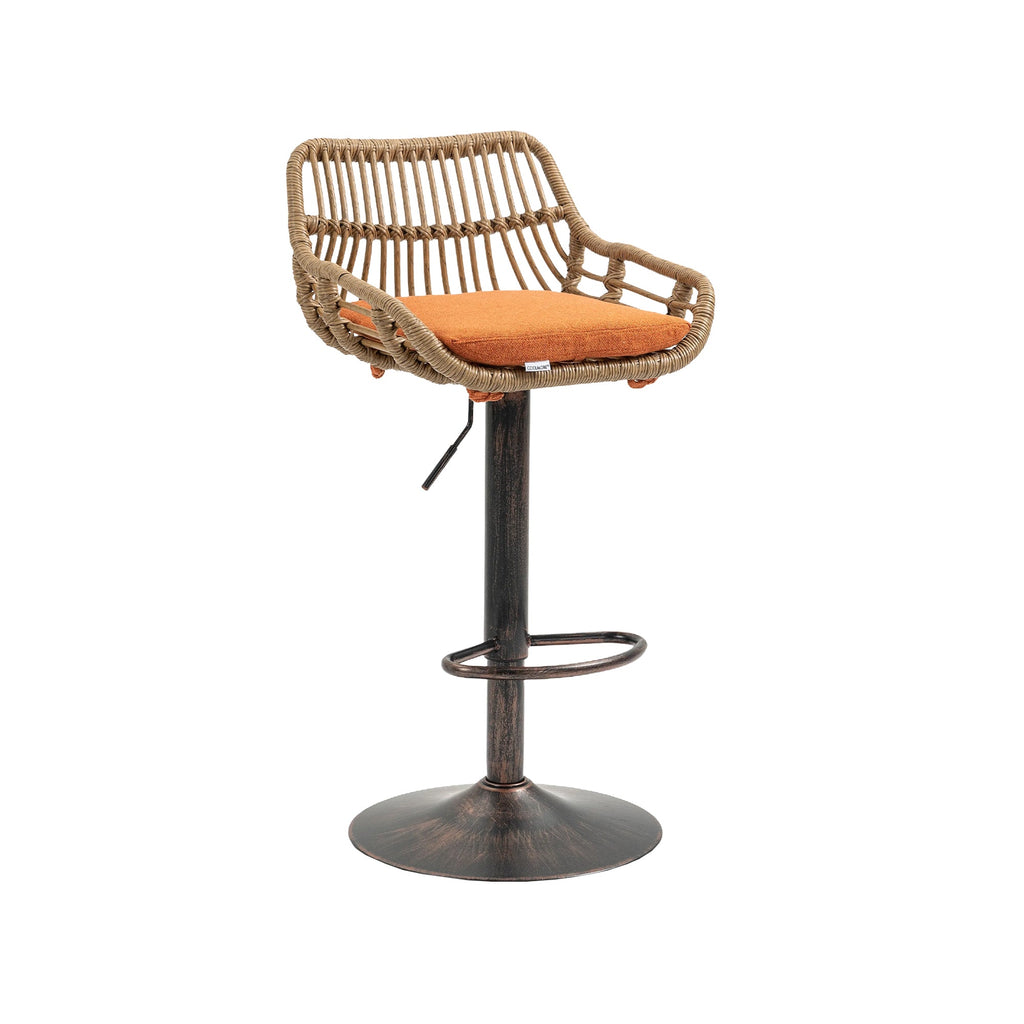 Modern Swivel Bar Stools (Set of 2)