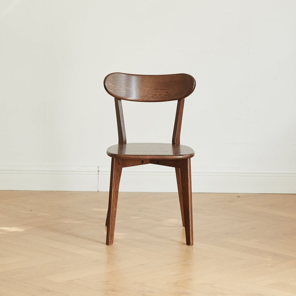 2Pcs FAS Grade Walnut Color Dining Room Chair