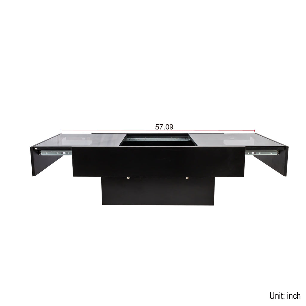 Coffee Table with Sliding Tabletop